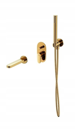 Attēls no Cersanit SET B735 Zestaw wannowy podtynkowy INVERTO zoty (S952-045)