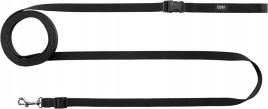 Изображение Chaba CHABA SMYCZ SPACEROWA Z PASEM BIODROWYM   20mm/4m CZARNA