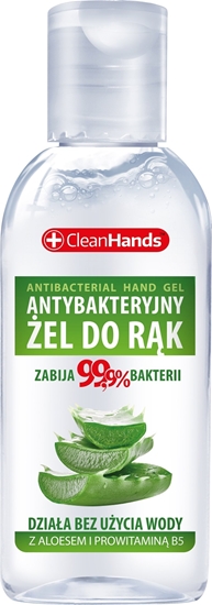 Изображение Chemia Antybakteryjny el do rk CLEAN HANDS, z aloesem i prowitamin B5, 50 ml