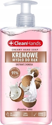 Attēls no Chemia Kremowe mydo w pynie CLEAN HANDS, kokosowe, 300 ml