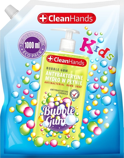 Picture of Chemia Mydo w pynie antybakteryjne CLEAN HANDS, guma balonowa, zapas, 1000ml