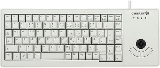 Изображение CHERRY XS Trackball keyboard USB QWERTZ German Grey