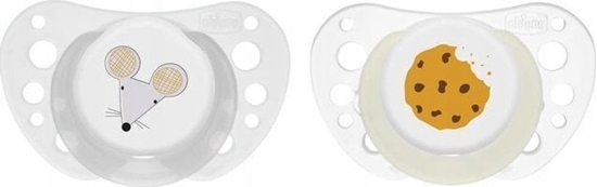 Изображение Chicco 171590 SMOCZEK PF AIR SILIKONOWY 6-36M 2SZT LUMI GREEN