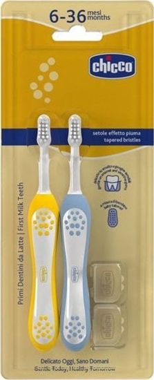 Изображение Chicco 174713 SZCZOTECZKA DO ZBÓW INDIGO 6-36M 2SZT