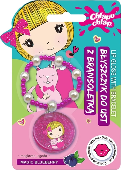 Изображение Chlapu Chlap CHLAPU CHLAP Byszczyk do ust z bransoletk - Magiczna Jagoda 1szt