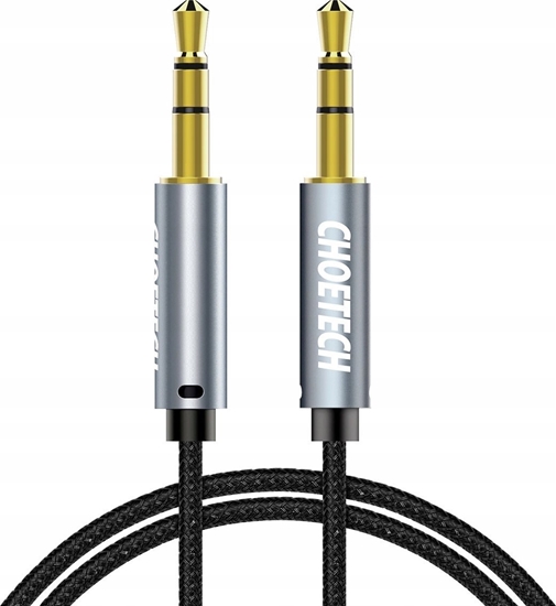 Picture of Choetech Choetech AUX002 cable mini jack 3.5mm (male) / mini jack 3.5mm (male) 1.2m - black