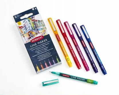 Picture of Cienkopisy Derwent Line Maker kolor 6