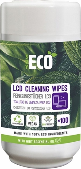 Picture of ciereczki do czyszczenia ekranów SOYECO Eco* wilgotne 100 szt. maa tuba