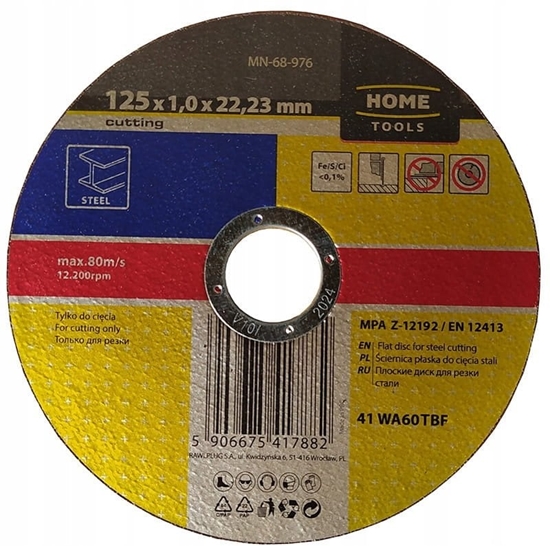 Picture of CIERNICA DO CICIA STALI 125X1.0X22,23 MM PASKA [HOME]