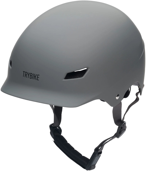 Picture of Cykelhjelm med retrolook  antracitgrå