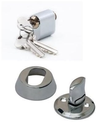 Изображение CYLINDER SET SCANDINAVIAN E701 18 CHROME