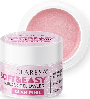 Picture of Claresa CLARESA el budujcy do paznokci Soft&Easy Builder - Glam Pink 12g