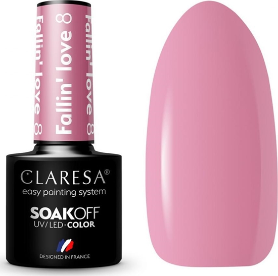 Изображение Claresa CLARESA Lakier hybrydowy FALLIN"LOVE 8-5g