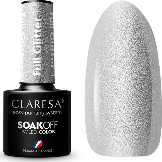 Изображение Claresa CLARESA Lakier hybrydowy FULL GLITTER 1 -5g