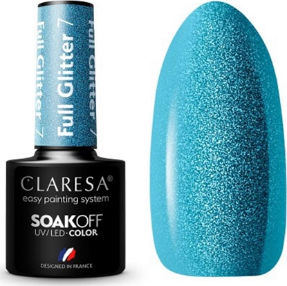 Изображение Claresa CLARESA Lakier hybrydowy FULL GLITTER 7 -5g