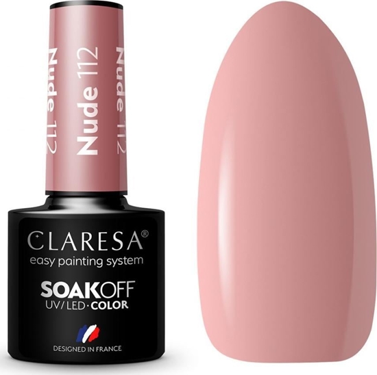 Изображение Claresa CLARESA Lakier hybrydowy NUDE 112 -5g