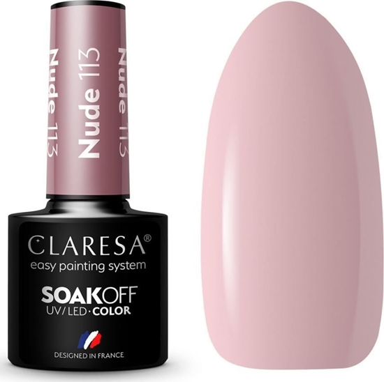 Изображение Claresa CLARESA Lakier hybrydowy NUDE 113 -5g