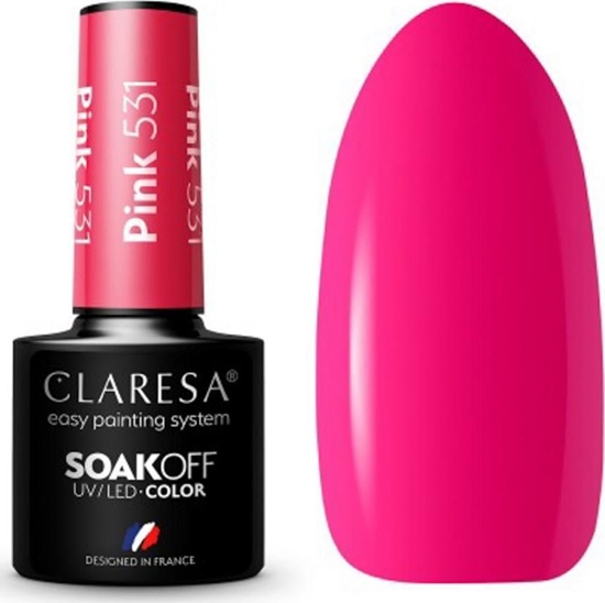 Изображение Claresa CLARESA Lakier hybrydowy PINK 531 -5g
