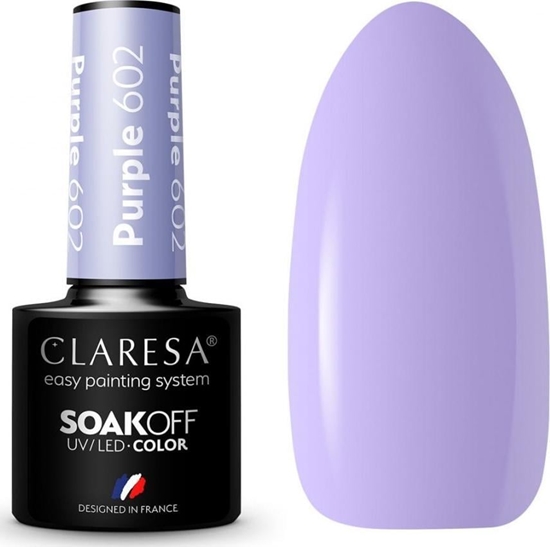 Изображение Claresa CLARESA Lakier hybrydowy PURPLE 602 -5g