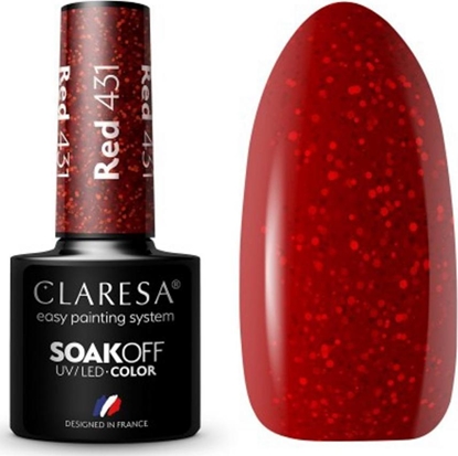 Изображение Claresa CLARESA Lakier hybrydowy RED 431 -5g