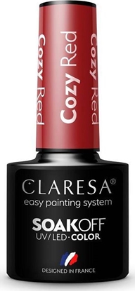 Изображение Claresa Claresa Soak Off UV/LED Color lakier hybrydowy Cozy Red 5g