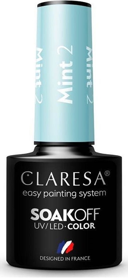 Изображение Claresa Claresa Soak Off UV/LED Mint lakier hybrydowy 2 5g