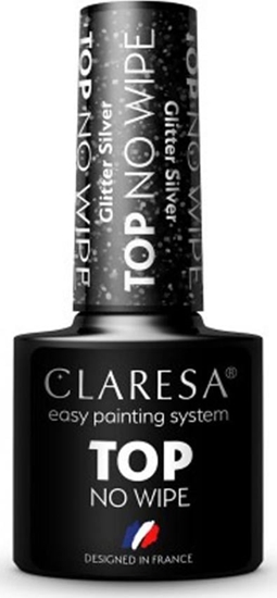 Picture of Claresa CLARESA Top No Wipe 5g Glitter Silver