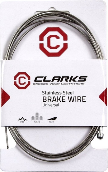 Изображение Clarks Linka hamulca, Stal nierdzewna, Szosa  CLA-W6052