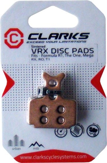 Изображение Clarks Okadziny hamulcowe FORMULA (One, R1, Mega, RX, R0, T1) metaliczne spiekane