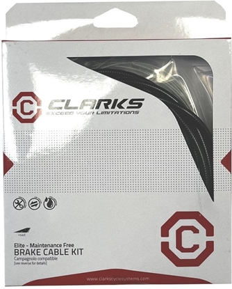 Attēls no Clarks Zestaw linki hamulcowej z pancerzem CLARKS, Galwanizowana, Pre-Lubricated, Szosa