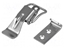 Picture of Clasp; steel; W: 21mm; L: 76.5mm; 400N; Plating: zinc