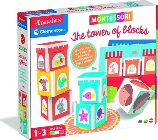 Picture of Clementoni TOY CUBE TOWER MONTESSORI 50934