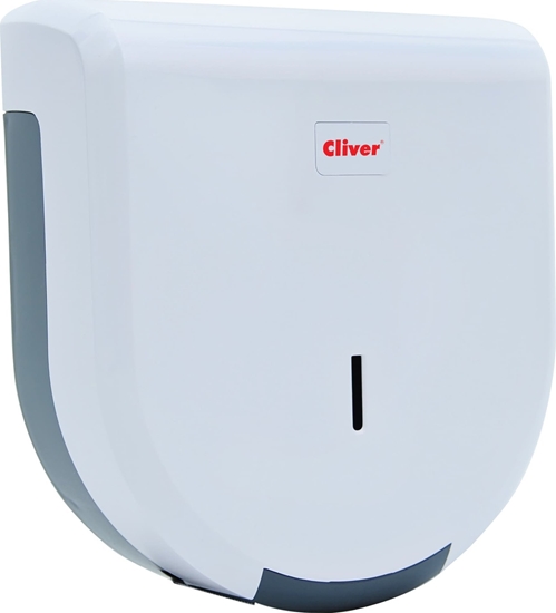 Изображение Cliver Podajnik do papieru toaletowego Cliver biao-szary