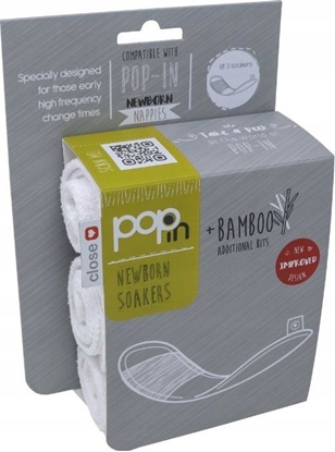 Attēls no Close Caboo Close, Zestaw dodatkowych wkadek do pieluszek dla noworodka, 3-pack