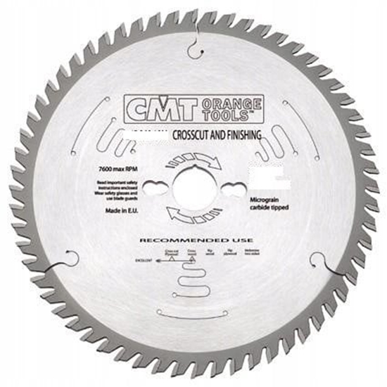 Picture of Griešanas disks kokam CMT 294; 254x2,4x30; Z60; -5°