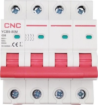 Attēls no CNC CNC Automatinis jungiklis, 4P, 32A, C klass, 6kA