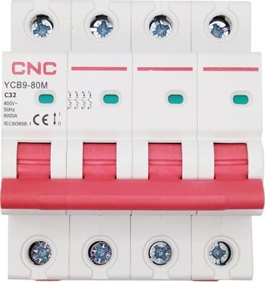 Picture of CNC CNC Automatinis jungiklis, 4P, 32A, C klass, 6kA