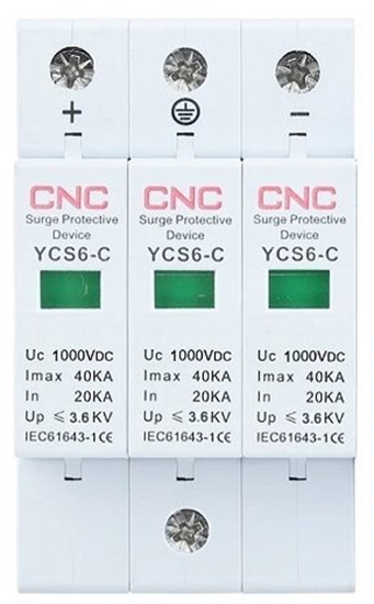 Picture of CNC CNC DC virtampi ribotuvas, 3P, C klass, 20-40 kA, 1000VDC