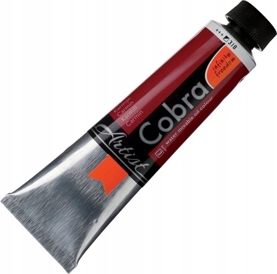 Picture of Cobra Cobra Artist Water-Mixable Oil Colour Tube Carmine 318