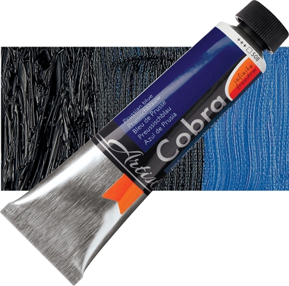 Attēls no Cobra Cobra Artist Water-Mixable Oil Colour Tube Prussian Blue 508