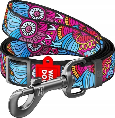 Picture of Collar Smycz dla psa Waudog nylonowa, wzór "Lato", szer. 25 mm, d. 152-183 cm