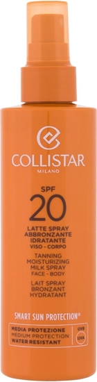 Picture of Collistar Collistar Smart Sun Protection Tanning Moisturizing Milk Spray SPF20 Preparat do opalania ciaa 200ml