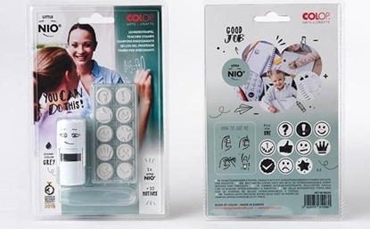 Picture of Colop PIECZATKA COLOP LITTLE NIO - DLA NAUCZYCIELI 8 WZORÓW TUSZ GRAFITOWY