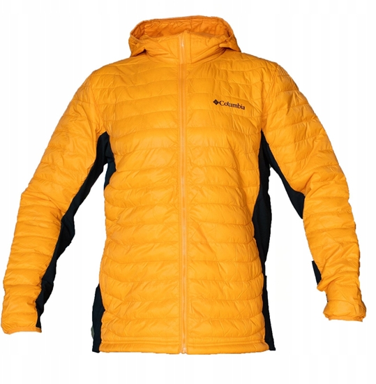 Picture of Columbia Powder Pass Hybrid Hooded Jacket 2126101816 Pomaraczowe XL