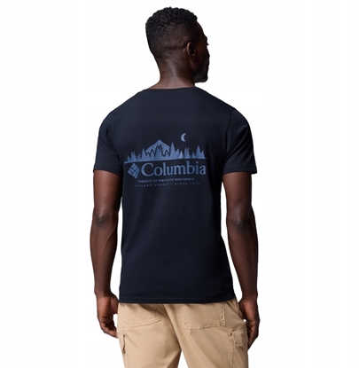 Picture of Columbia Rapid Ridge Back Graphic Tee II 1934824022 Czarne L