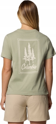 Picture of Columbia Rolling Bend Graphic SS Tee 2120021348 Zielone XL