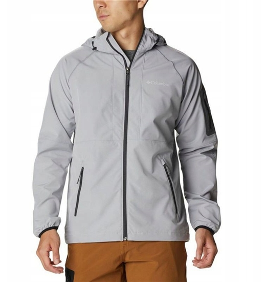 Picture of Columbia Tall Heights Hooded Softshell Jacket 1975591039 szary XL