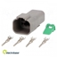 Изображение Connector: wire-wire; DT; plug; male; Size: 16; 0.75÷2mm2; PIN: 4