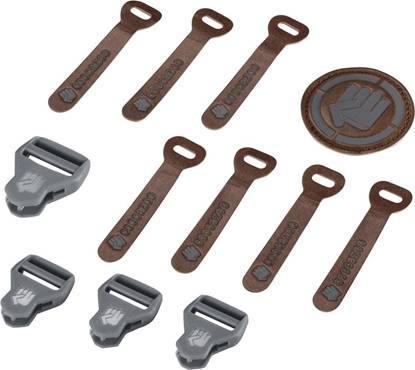 Изображение Coocazoo Zestaw elementów wymiennych Leather Grey Melange (138809)