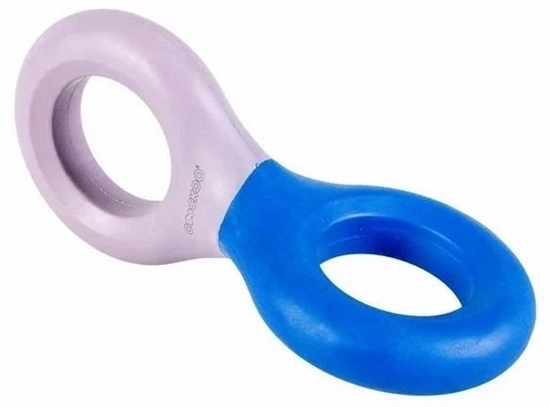 Изображение COOCKOO ZABAWKA DLA PSA GUMOWA DOODLE     FIOLETOWO/NIEBIESKA    /3/36